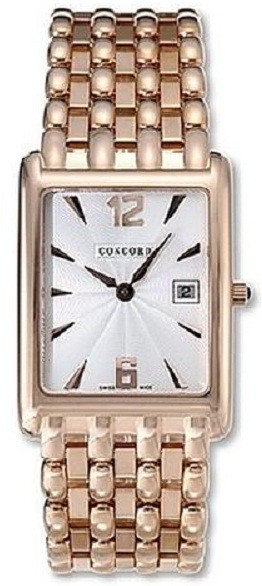 Veneto Rose Gold on Bracelet with Silver Guilloche Dial