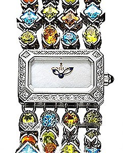 Romantic Potpourri Watch - Diamond Bezel Steel on Bracelet with Mother of Pearl Dial