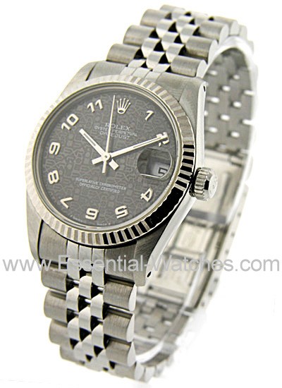 Pre-Owned Rolex Steel- Mid Size -  Datejust -  31mm - Fluted Bezel