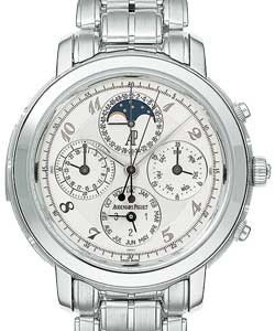Jules Audemars Grande Complication in Platinum on Platinum Bracelet with Silver Dial