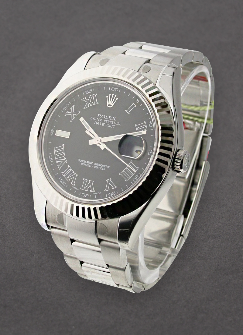 Rolex Unworn Datejust II in Steel with Fluted Bezel