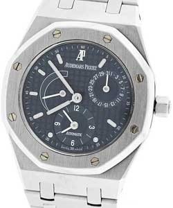 Royal Oak Dual Time in Steel on Steel Bracelet with Blue Dial