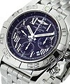 Chronomat B01 Chronograph in Steel on Steel Bracelet with Burgundy Red Dial