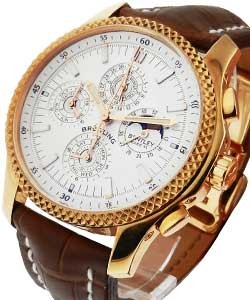 Bentley Mark VI COmplicated 29 Men's Automatic in RG Rose Gold on Brown Leather Strap with Silver Dial