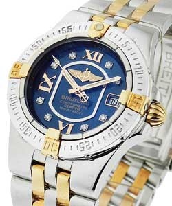 Lady's Starliner in 2-Tone Steel and YG on Bracelet with Blue Roman Dial