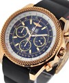 Bentley Motors Chronograph Limited Edition Rose Gold on Strap with Black Dial