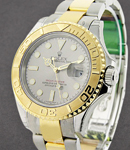 Yacht-Master in Steel with Yellow Gold Bezel on Steel and Yellow Gold Oyster Bracelet with Slate Dial