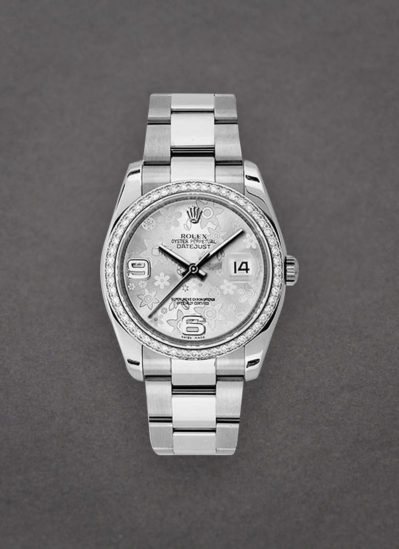 Rolex Unworn Datejust 36mm in Steel with Diamond Bezel