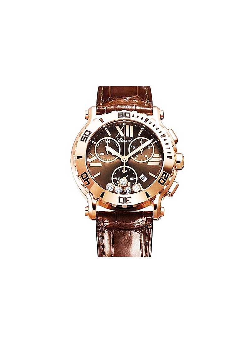 Chopard Happy Sport II Chronograph in Rose Gold