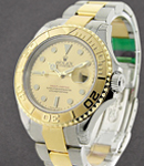 Yacht-Master in Steel with Yellow Gold Bezel on Steel and Yellow Gold Oyster Bracelet with Champagne Dial