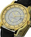 SoloTempo Yellow Gold on Strap with White Dial