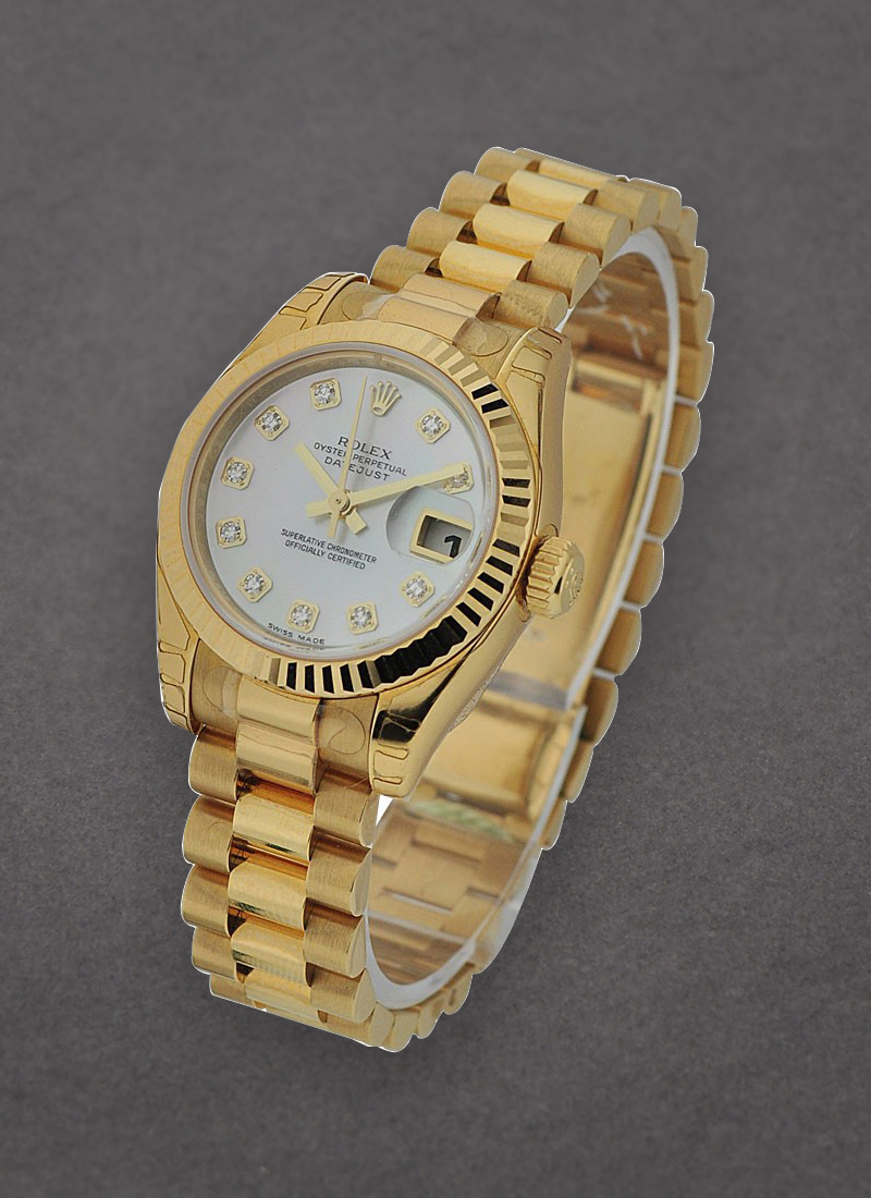 Rolex Unworn President Ladies in Yellow Gold