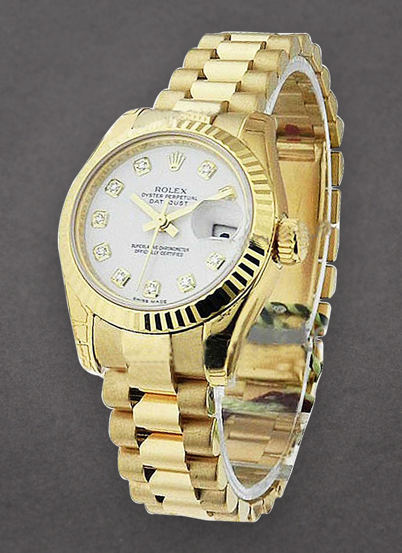 Rolex Unworn President Ladies in Yellow Gold