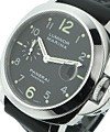 PAM 301 - Marina Automatic in Steel on Black Leather Strap with Black Dial - Limited Edition of 500 pcs