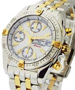 Chronomat 38mm 2-Tone 2-Tone on Bracelet with White Dial