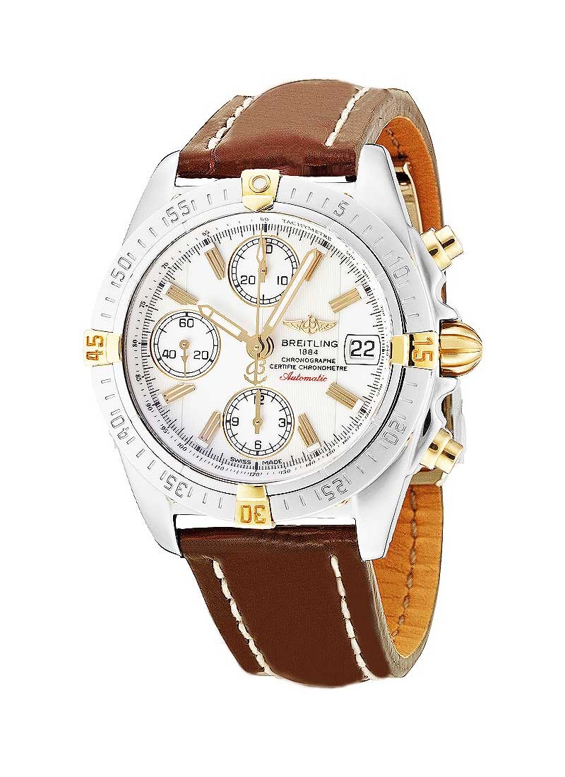 Breitling Chrono Cockpit 2-Tone in Steel and Yellow Gold Lugs