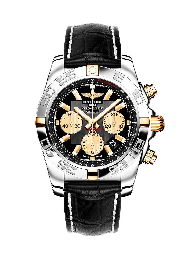 Breitling Chronomat B01 Chronograph in Steel and Rose Gold