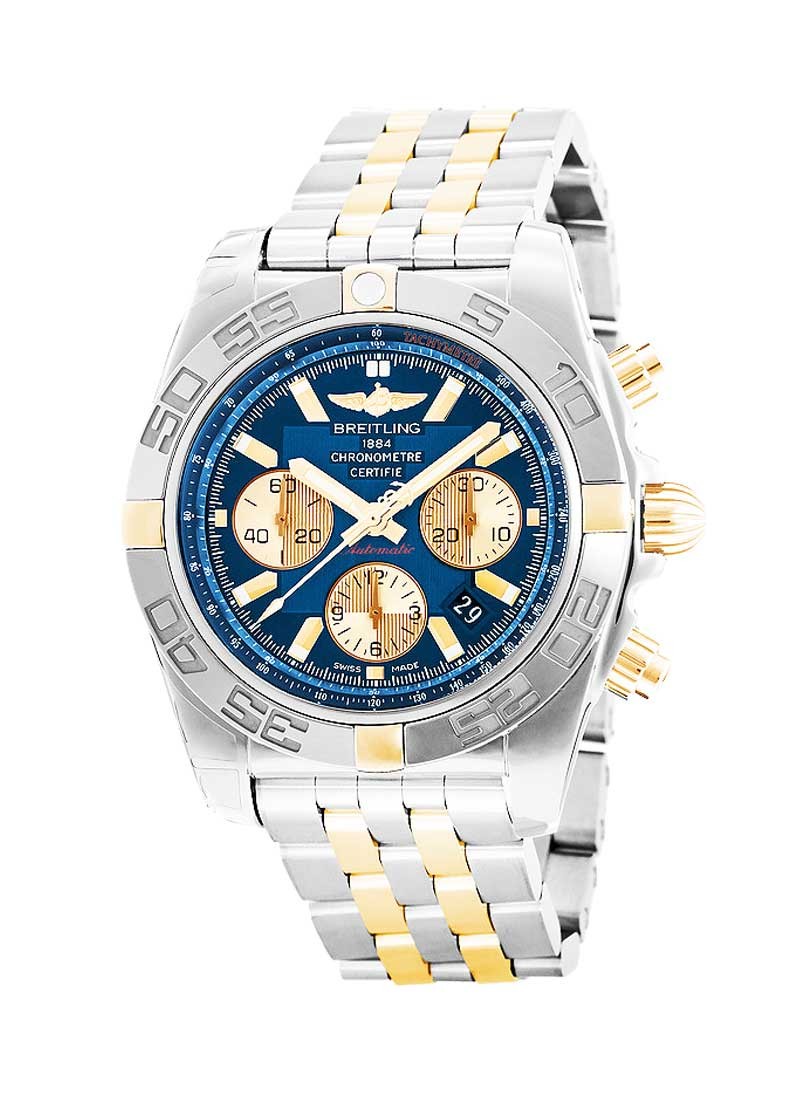 Breitling Chronomat B01 Chronograph in Steel and Yellow Gold
