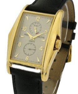 5100 10 Day Power Reserve in Yellow Gold -  Special Edition 2000 on Black Calfskin Leather Strap with White Dial