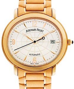 Audemars Piguet Millenary in Rose Gold on Rose Gold  Bracelet with Silver Dial