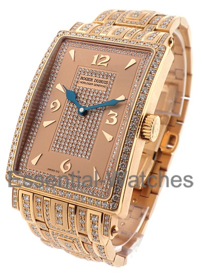 Roger Dubuis Rose Gold Much More with Full Pave Diamonds