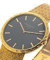 Vintag Men''s Calatrava - Automatic Yellow Gold on Bracelet with Blue Dial