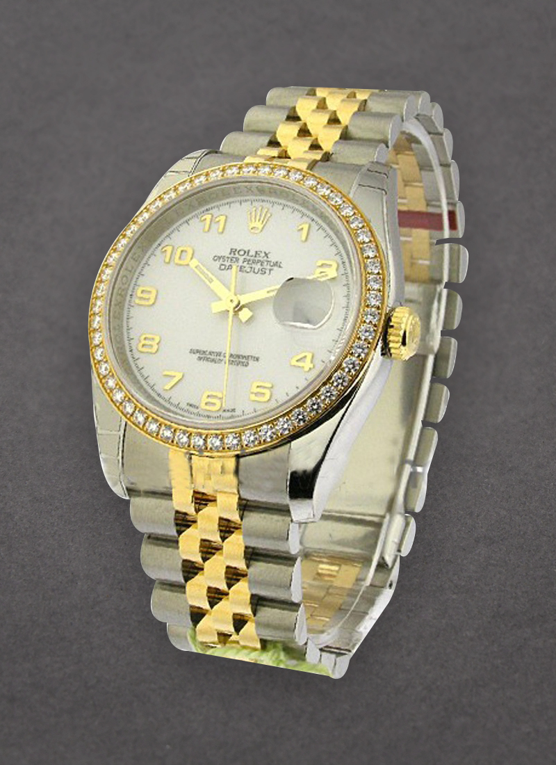 Rolex Unworn Datejust in Steel with Diamond Bezel