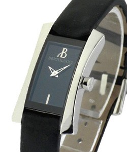 Voglia in Steel on Black Fabric Strap With Black Dial