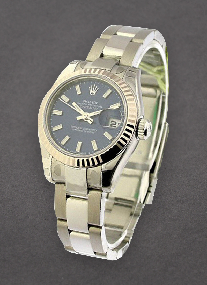 Rolex Unworn Datejust Ladies 26mm in Steel with White Gold Bezel