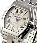 Mens Roadster Non Chronograph in Steel on Stainless Steel Bracelet with Silver Dial