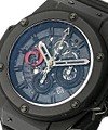 Big Bang King Power Alinghi 48mm in Black Ceramic on Black Rubber Strap with Black Dial