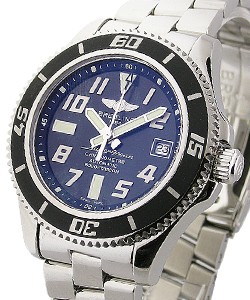 Aeromarine Superocean New Wave 42mm in Steel on Stainless Steel Bracelet with Black Dial