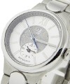 Serena Garbo Extra Large in Steel on Stainless Steel Bracelet With Silver Dial