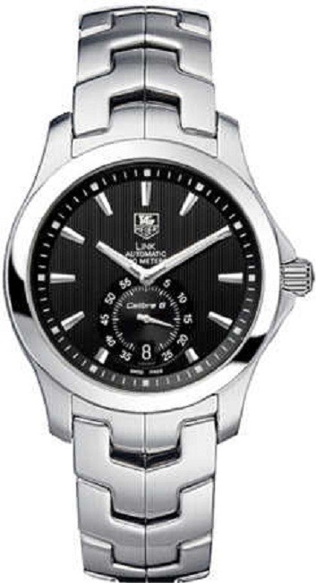 Link Mens Automatic Stainless steel on stainless steel with black dial