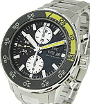 Aquatimer Chronograph in Steel on Stainless Steel Bracelet with Black Dial