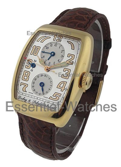 Dubey & Schaldenbrand Aerodyne Duo Mens GMT Automatic in Yellow Gold