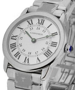 Ronde Solo- Small Size in Steel on Steel Bracelet with Silver Dial