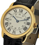Ronde Solo- Small Size Yellow Gold on Strap with Steel Back