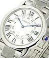 Ronde Solo- Large Size in Steel On Bracelet with Roman Dial