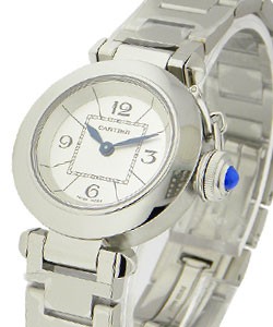 Pasha - Miss Pasha in Steel on Steel Bracelet with Silver Dial
