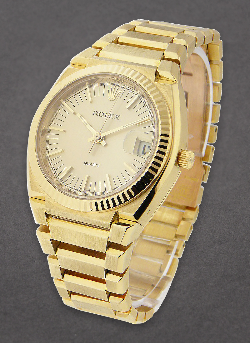 Pre-Owned Rolex Mega Quartz President in Yellow Gold