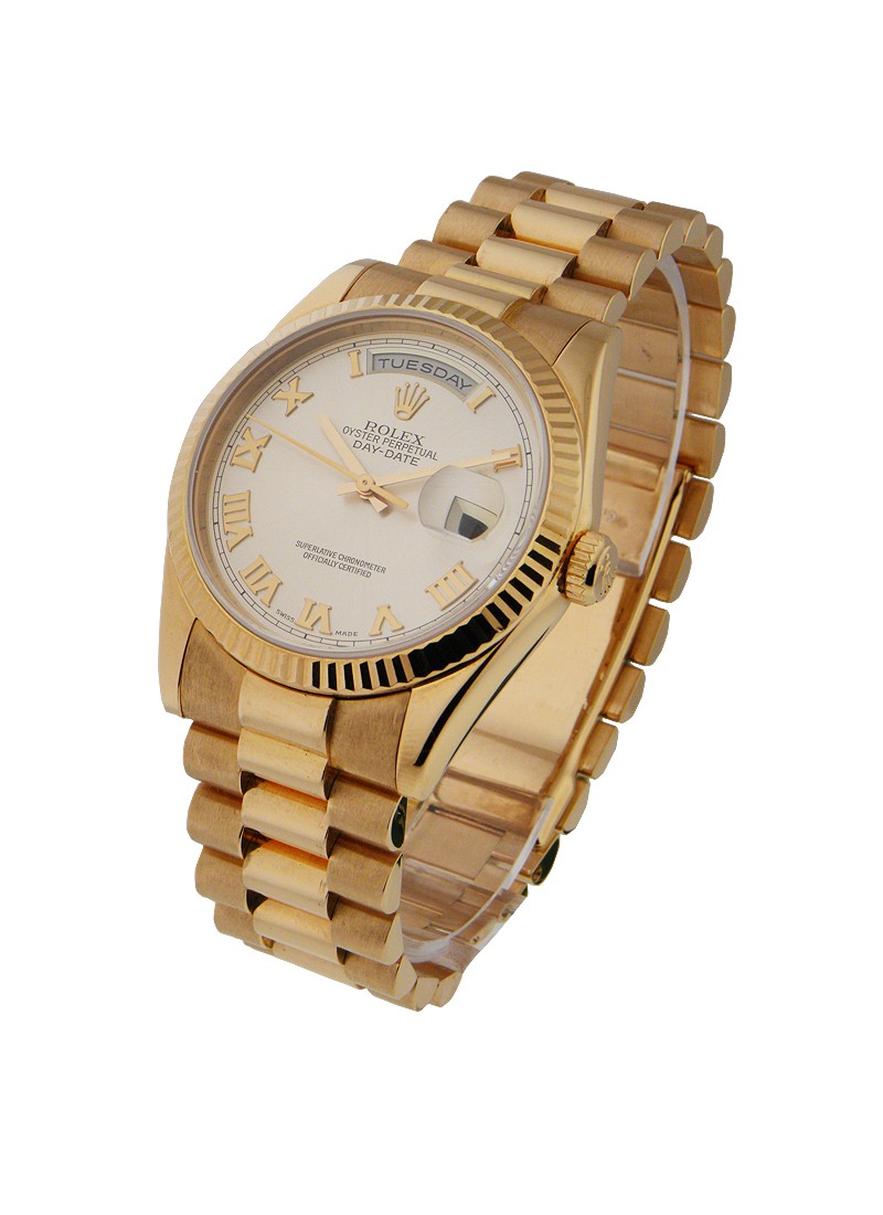 Kvinde jage Så mange 118235F-0024 Rolex President Mens 36mm Rose Gold President Bracelet |  Essential Watches