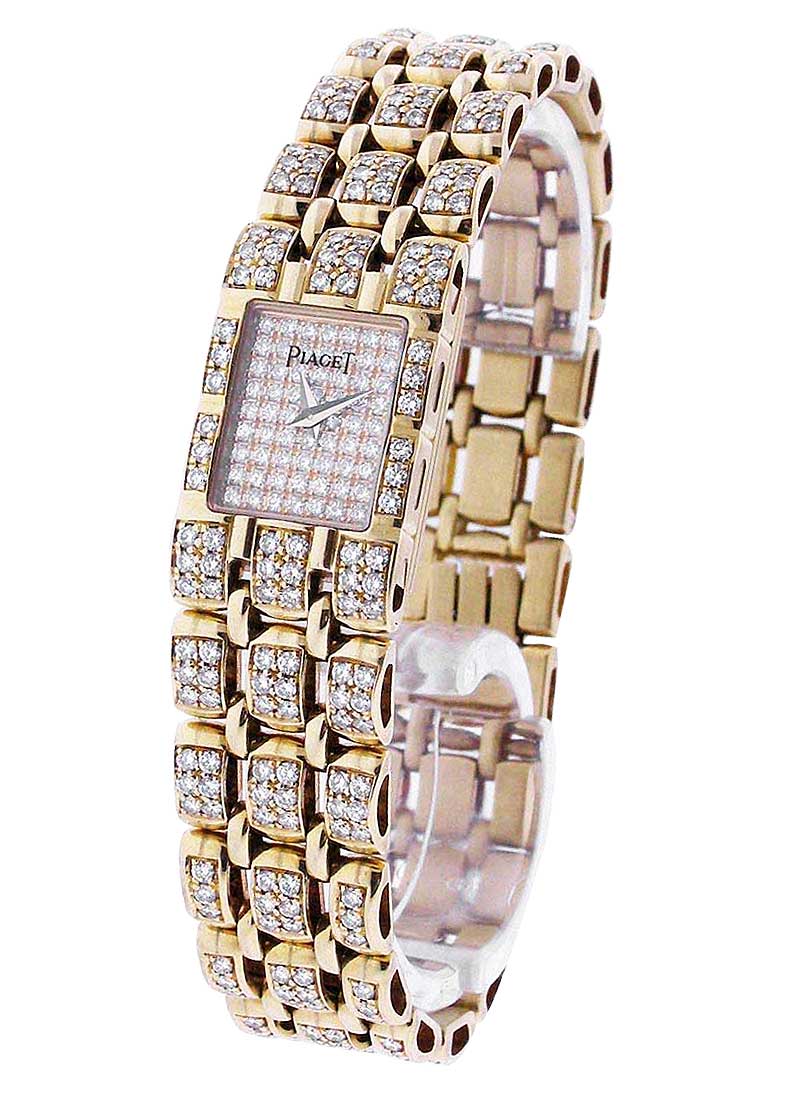 Piaget Lady's Classique with Full Pave Diamonds