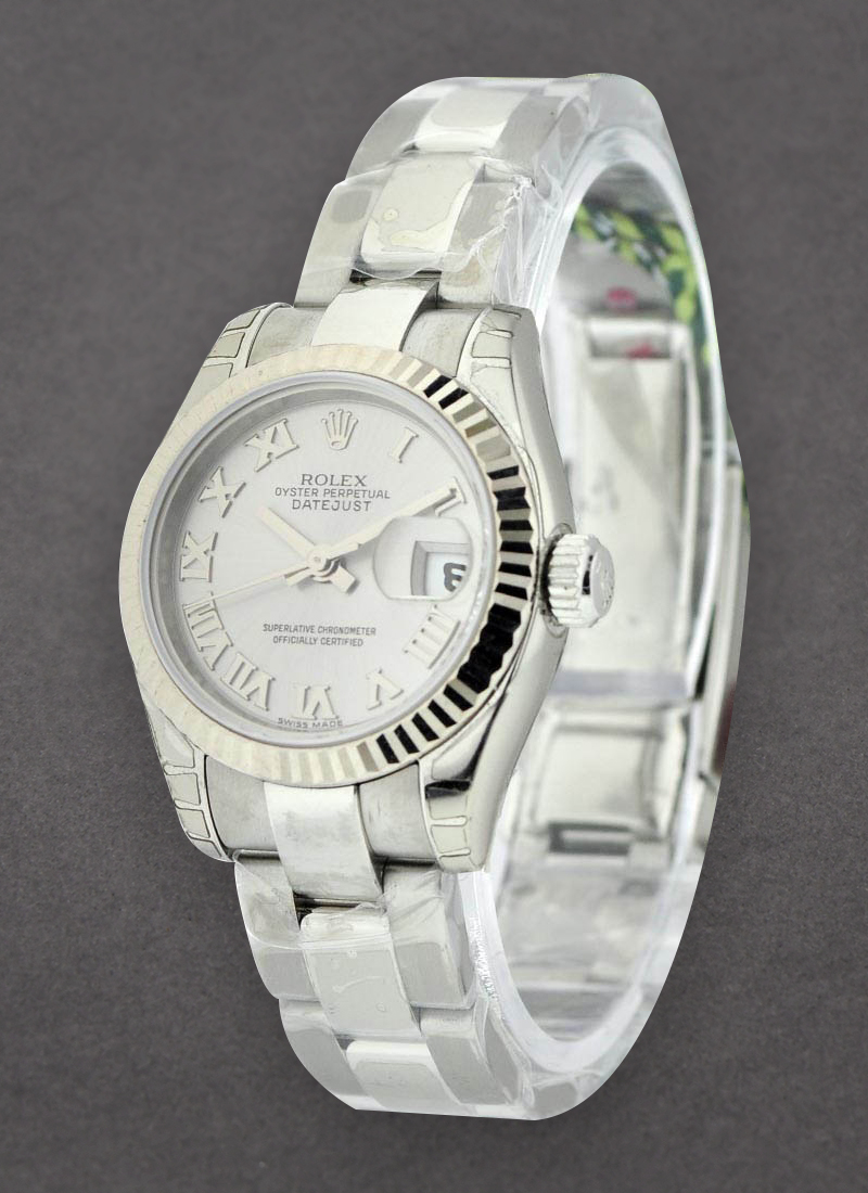 Rolex Unworn Datejust Ladies 26mm in Steel with White Gold Bezel