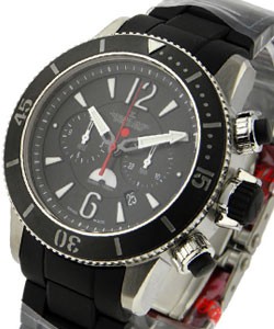 Master Compressor Diving Chronograph GMT Navy SEALs in Titanium on Titanium Bracelet with Black Dial - Limited to 1500 pcs