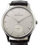 Master Grande Ultra Slim Automatic in Steel On Strap with Silver Dial