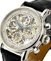 Grand Opus Chronograph Mens 41mm Automatic - Steel Steel on Strap with Silver Dial