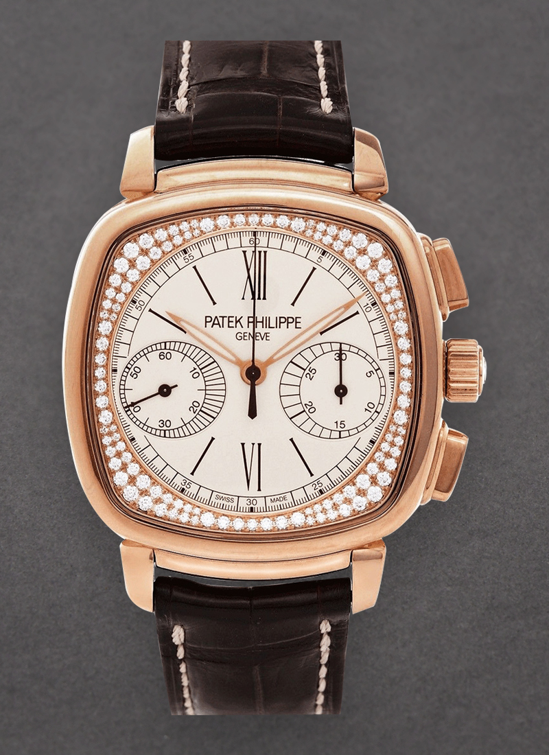 Patek Philippe 7071R Lady's First Chronograph with Diamond Flange Dial