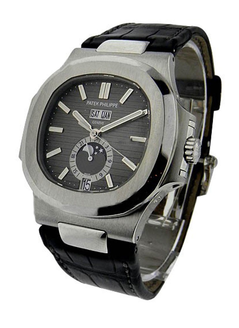 Patek Philippe Nautilus Ref 5726A  with Moon Phase in Steel