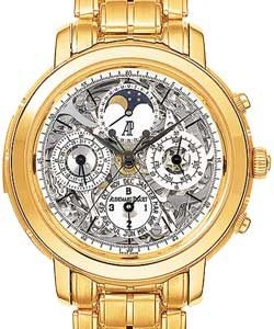 Jules Audemars Grande Complication in Rose Gold on Rose Gold Bracelet with Skeleton Dial